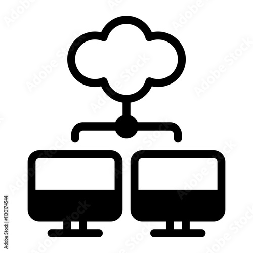 Cloud Glyph Icon