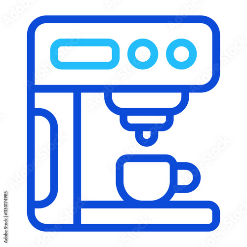 Coffee Maker Duoline Icon