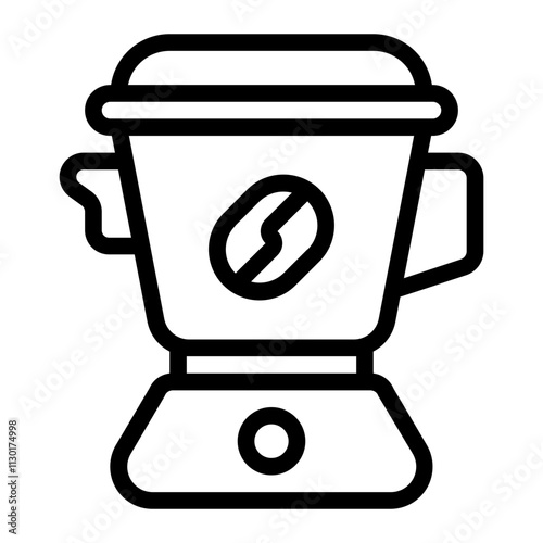 Coffee Pot Line Icon