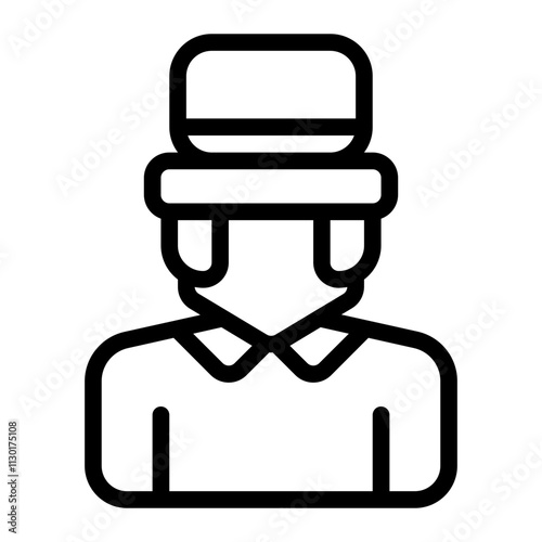 Comedia Line Icon