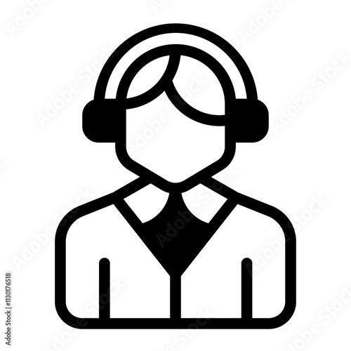 Customer Care Glyph Icon