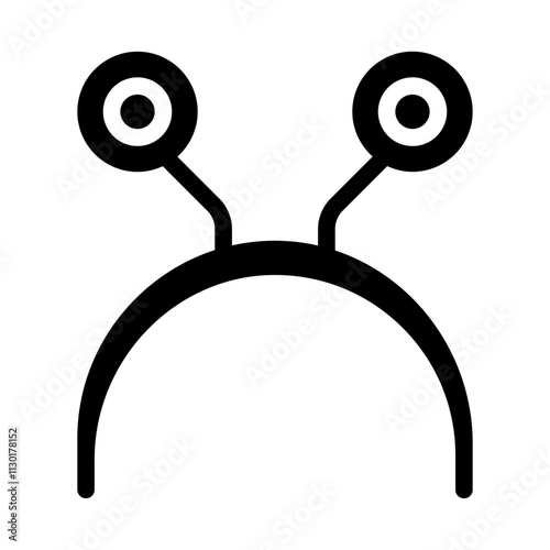 Eye Headband Solid Icon
