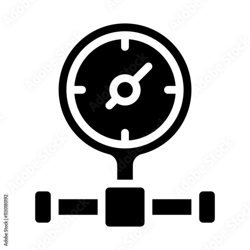 Gauge Solid Icon