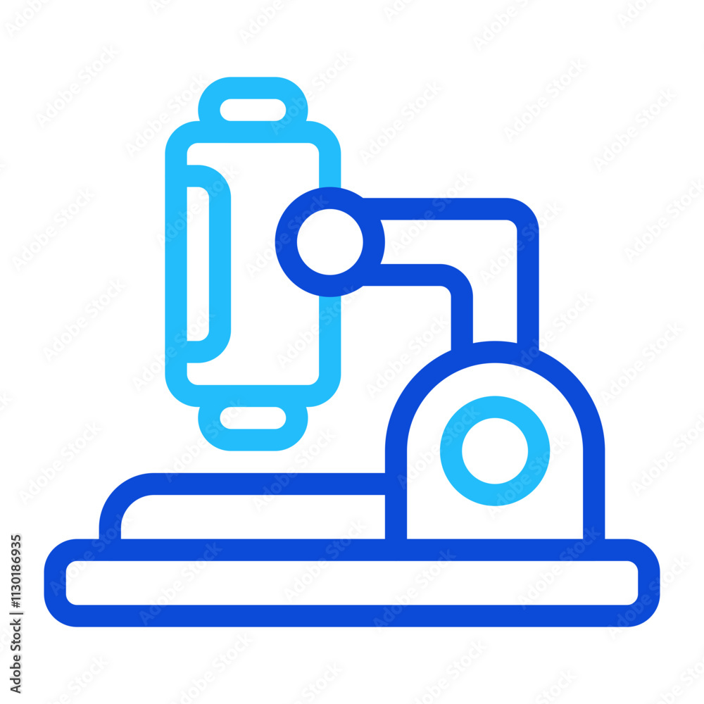 Obraz premium Microscope Duoline Icon