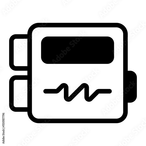 Muffler Glyph Icon