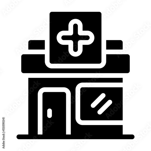 Pharmacy Solid Icon