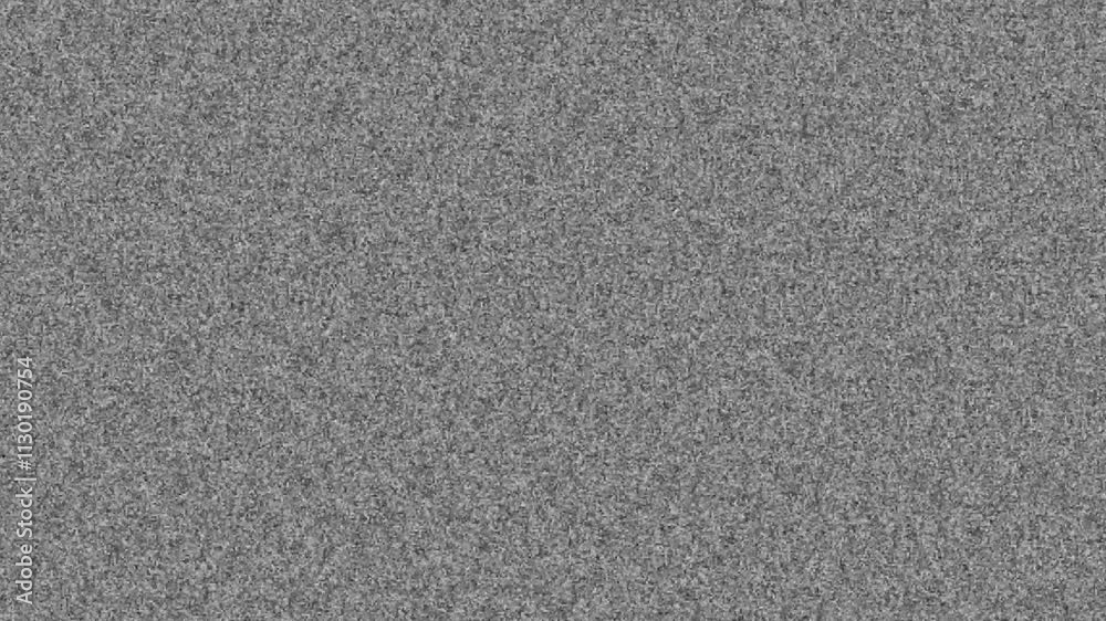 No signal tv screen noise. Detuned analog television. Static tv black and white noise caused by bad signal reception