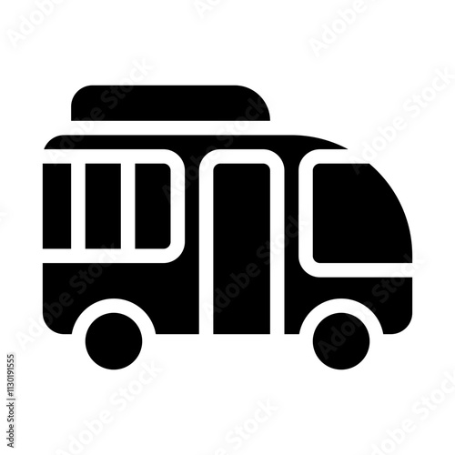 Public Transport Solid Icon