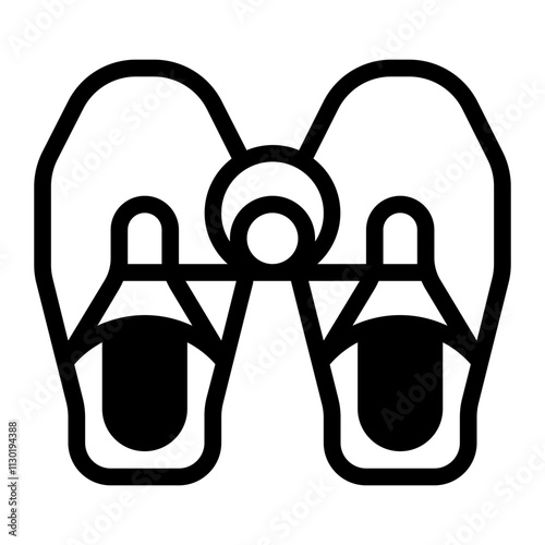 Shoes Glyph Icon
