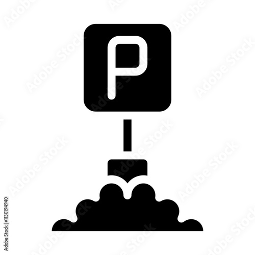 Signaling Solid Icon