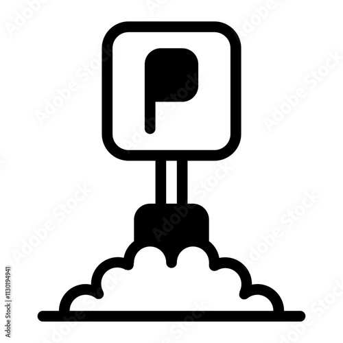 Signaling Glyph Icon