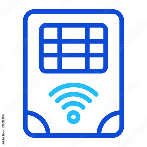 Smart Alarm Duoline Icon
