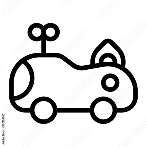 Spring Mouse Line Icon
