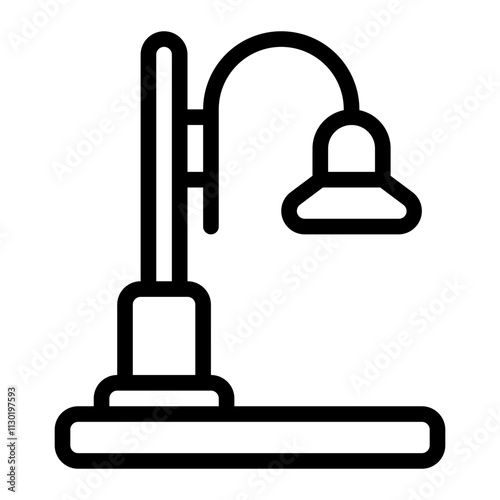 Street lamp Line Icon