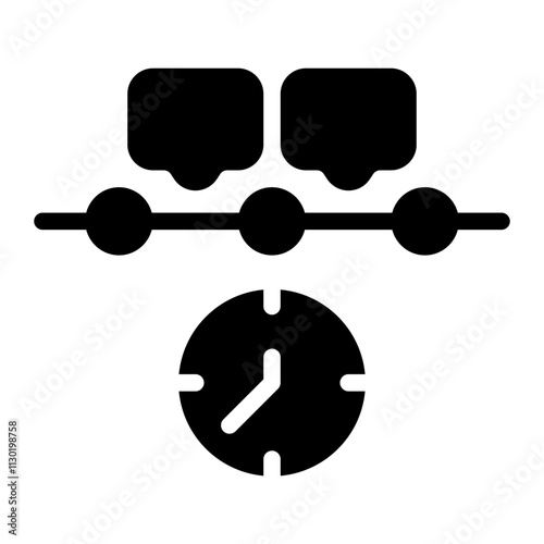 Timeline Solid Icon