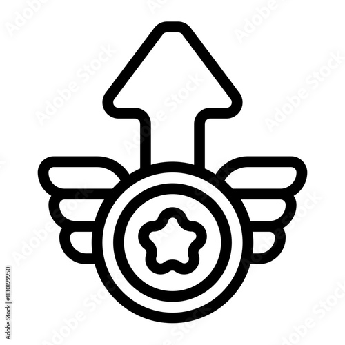 Upgrade Line Icon