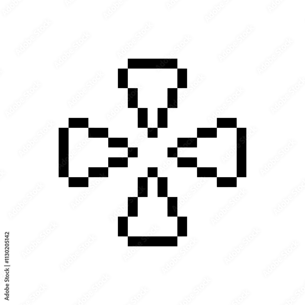 Obraz premium target pixel art for your needs