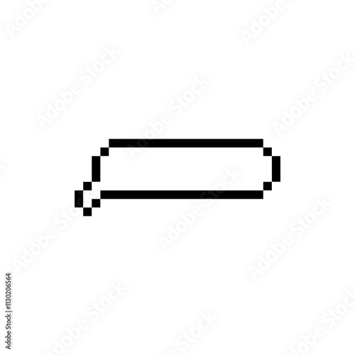 chat bubble pixel art for your needs