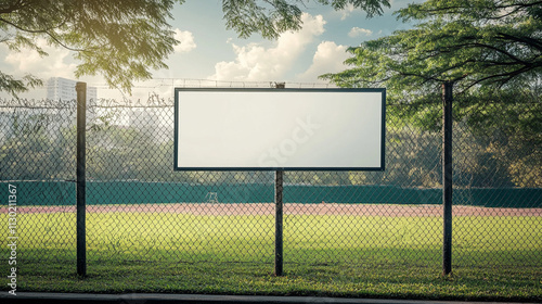 Mockup. Blank banner for your design.