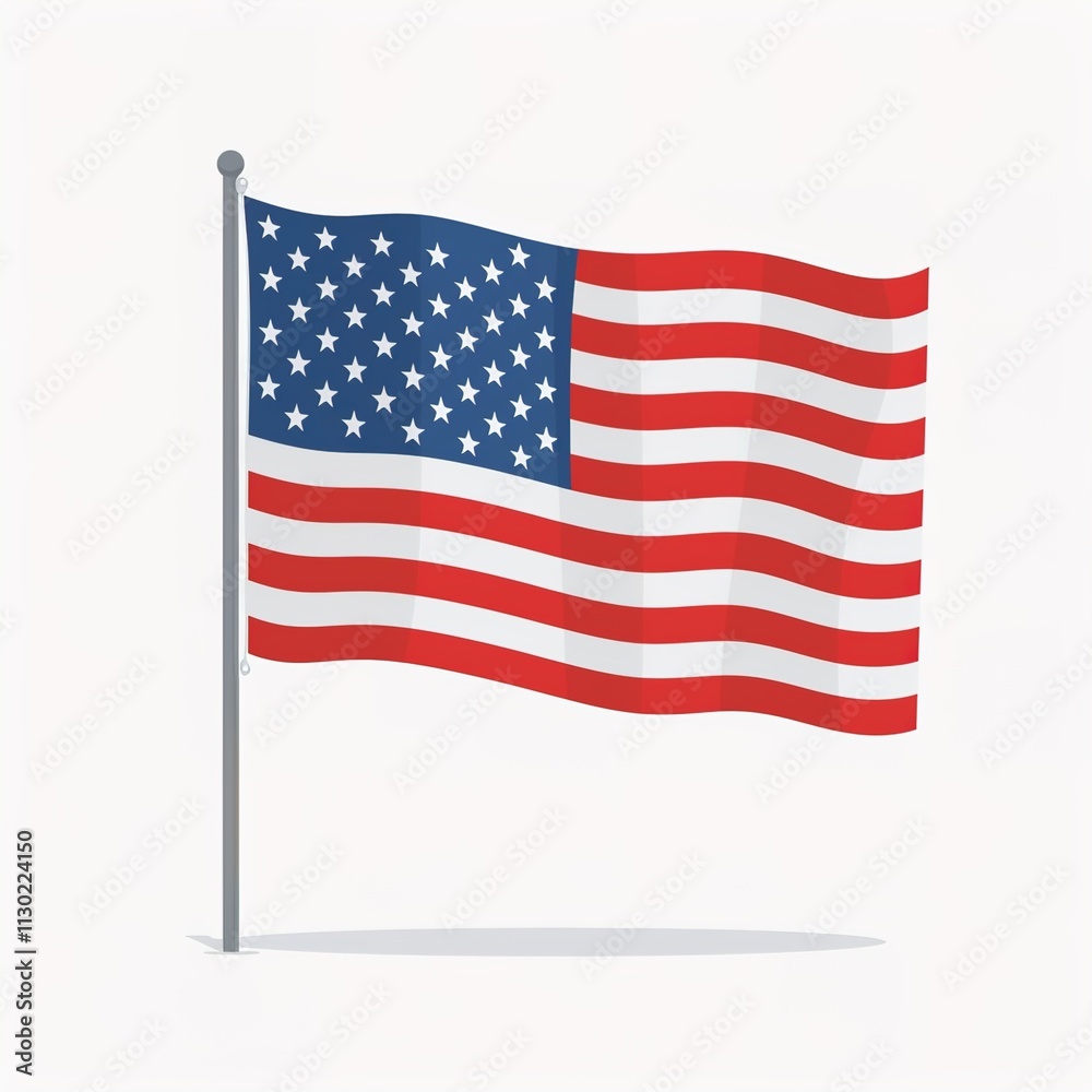 Fototapeta premium american flag