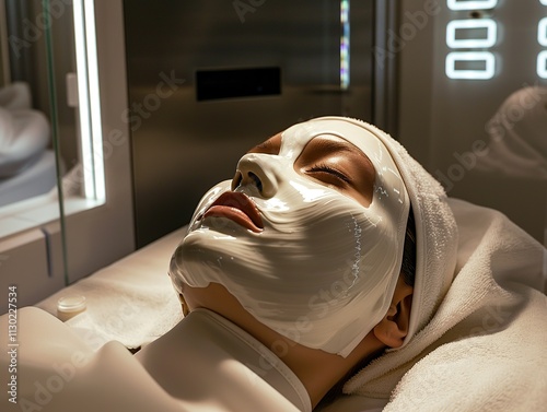 Relaxing Facial Treatment: Soothing Mask for Glowing Skin photo