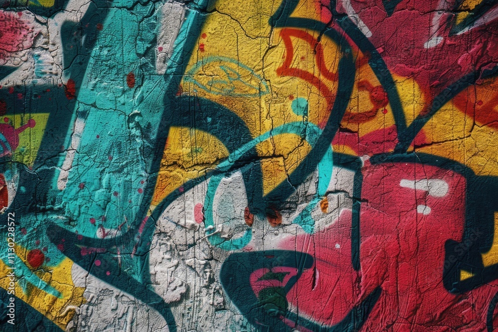 Fototapeta premium street art background