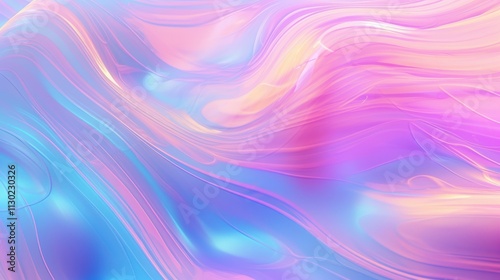 Wallpaper Mural Abstract Pastel Swirls of Color Fluid Design Torontodigital.ca