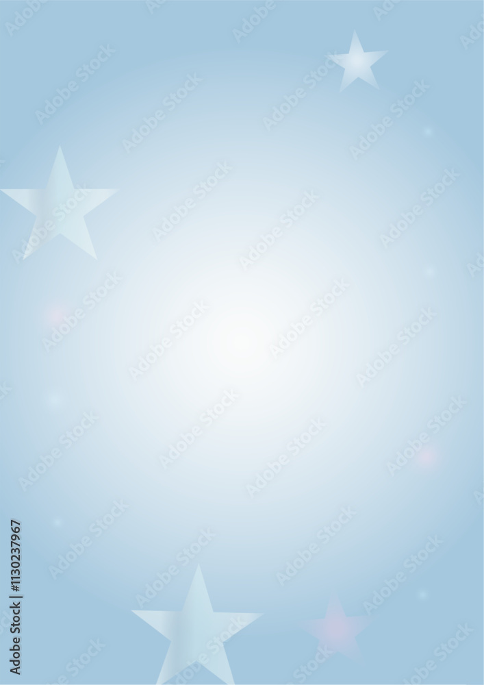 Fototapeta premium BlueA4-43-StarBkh3.eps