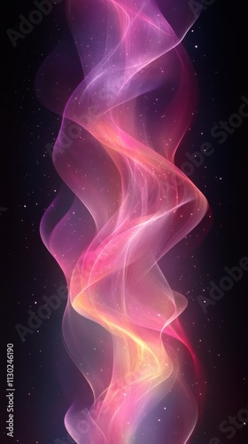 A vibrant swirl of colorful light creating an ethereal and abstract visual effect.