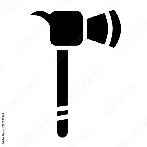 Axe Chop Tool Glyph Icon