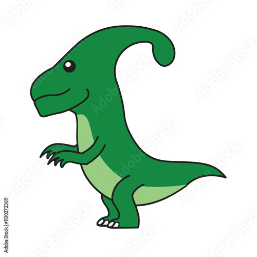 Cute Dinosaurus Illustration