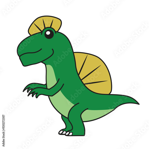 Cute Dinosaurus Illustration