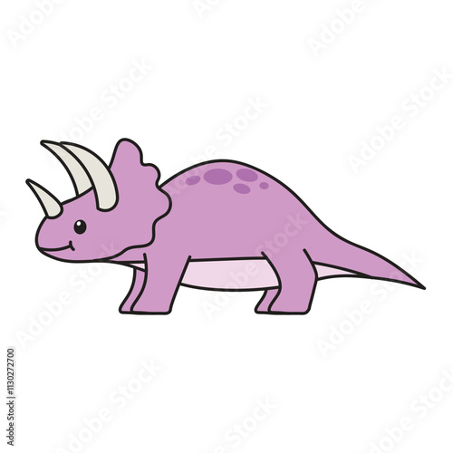 Cute Dinosaurus Illustration