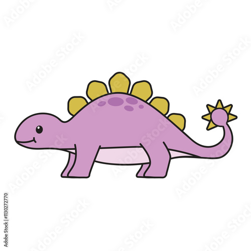 Cute Dinosaurus Illustration