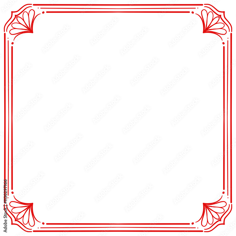 Obraz premium A border frame in Chinese style