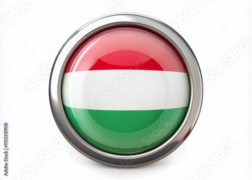 Long Exposure Hungary Button, Glossy Round, Photorealistic Free Download Long Exposure Hungary Button, Glossy Round, Photorealistic - GFXLoad