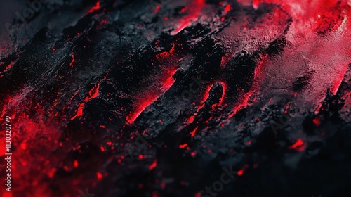 Wallpaper Mural Abstract Volcanic Inferno: Glowing Lava Texture Torontodigital.ca