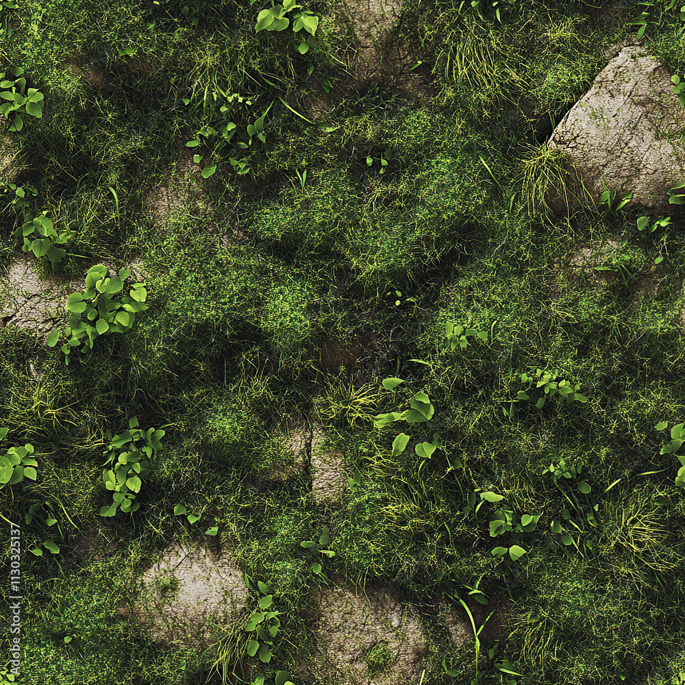 Fototapeta premium moss on the stone