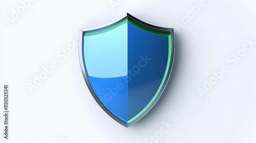 Free Download Shield depicting protection. shield 3d icon. Protection, defense and security concept symbol: blue and yellow shield on isolated on white background - GFXLoad