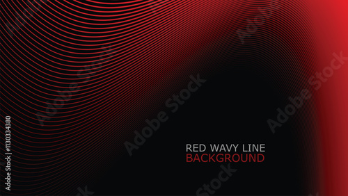 Red gradient abstract with stripes white line