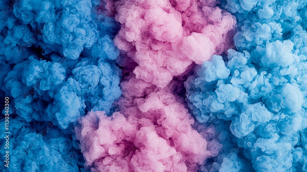 Fototapeta premium Artistic expression through vivid colorful smoke patterns a digital art studio background
