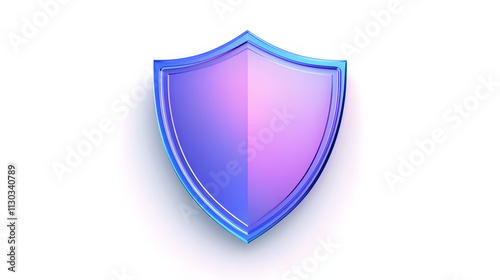 Free Download 
Shield depicting protection. shield 3d icon. Protection, defense and security concept symbol: blue and purple shield on isolated on white background - GFXLoad
