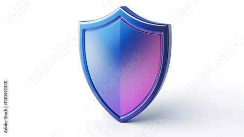 Free Download 
Shield depicting protection. shield 3d icon. Protection, defense and security concept symbol: blue and purple shield on isolated on white background - GFXLoad