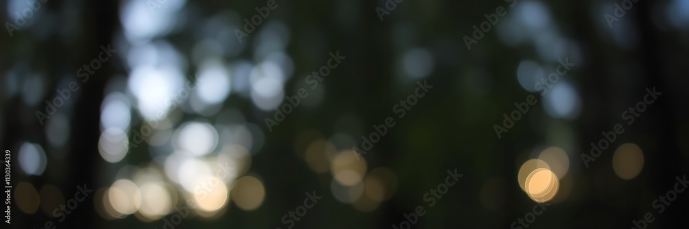 Obraz premium blurred bokeh effect long exposure photography, beautiful colors blend seamlessly in the distance