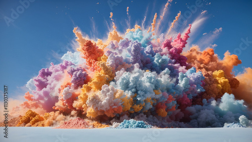 sunset in the mountains