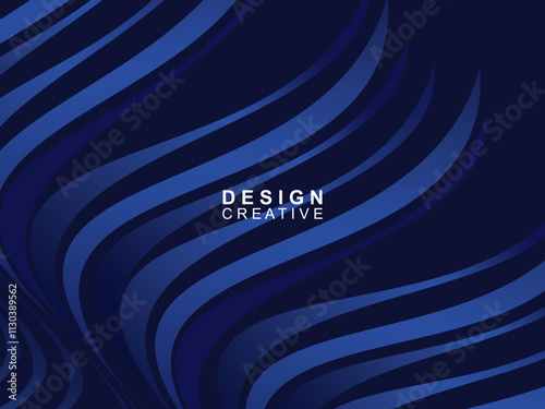 Futuristic blue background digital technology, cyber nano information, abstract communication, future technology data innovation, internet network speed connection. Curved blue background.