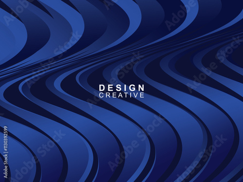 Futuristic blue background digital technology, cyber nano information, abstract communication, future technology data innovation, internet network speed connection. Curved blue background.