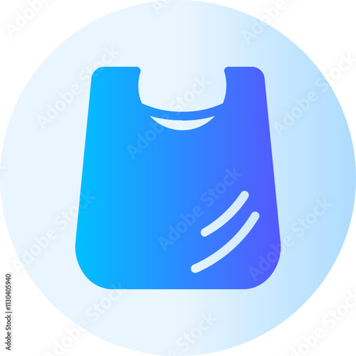 Plastic Bag  gradient icon photo