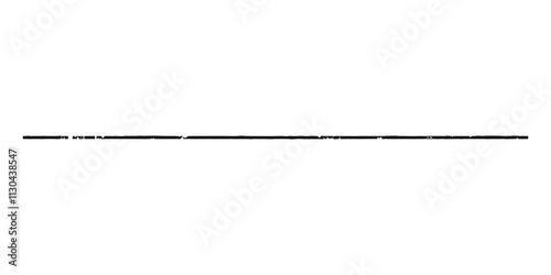 Black chalk png line divider, transparent background