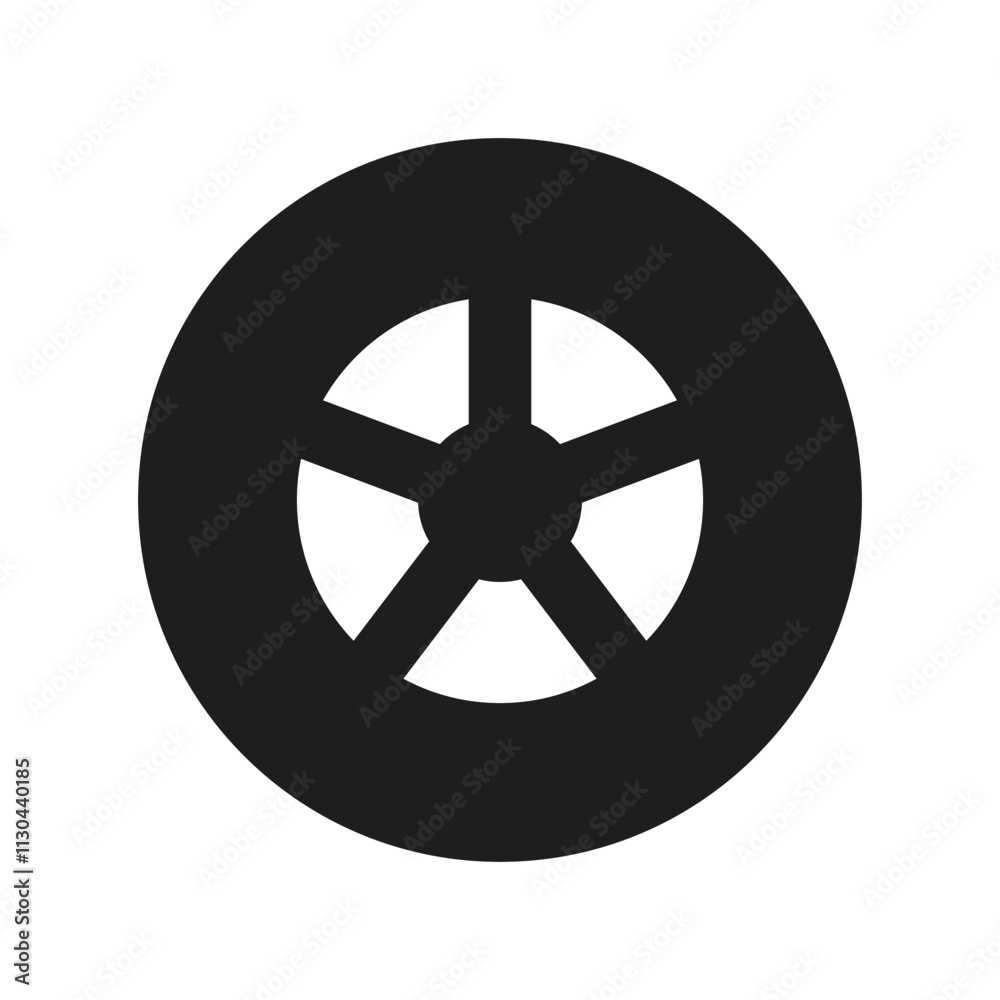 Obraz premium Abstract Pixelated Circular Design with Central Cross-like Pattern